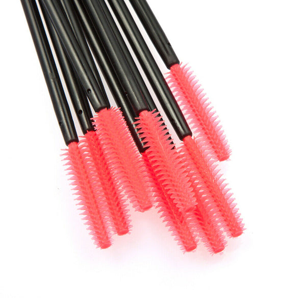 50pcs Disposable Eyelashes Brush Make Up Mascara Brush Kit (Tower) A#S