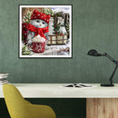 5D DIY Full Drill Diamond Painting Cross Stitch Embroidery (Scarf Cat)