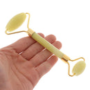 1PC Yellow Roller Natural Facial Care Tools Jade Face Massage Roller Beauty T BX