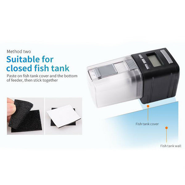 Digital Auto Automatic Aquarium Feeder LCD Display Intelligent Automatic