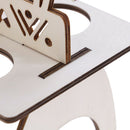 Happy Easter Decoration rabbit Egg Shelves Stand Rack Easter Egg Hold_