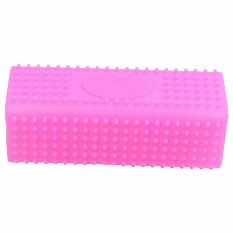 Budd Pet Soft Silicone Rubber Brush Dog Cat Grooming Shower Bath Brush Prof