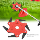 6 Steel Blades Razors 65Mn Lawn Mower Grass Eater Trimmer Head Brush U6J0