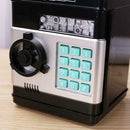 Automatic Electronic Piggy Bank ATM Password Money Box Saving Box (Black) A