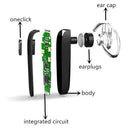 B1 Bluetooth Headset Wireless Noise Reduction w/Mic Handsfree Earbud Earphone