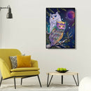 5D DIY Full Drill Diamond Painting Owl Cross Stitch Mosaic Kit Home Decor