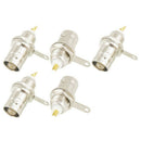 5 BNC Female Nut Bulkhead Solder RF Connector Adapters L8G4