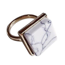 Geometric Big Finger Ring Boho Ethnic Women Hippie Ring Square