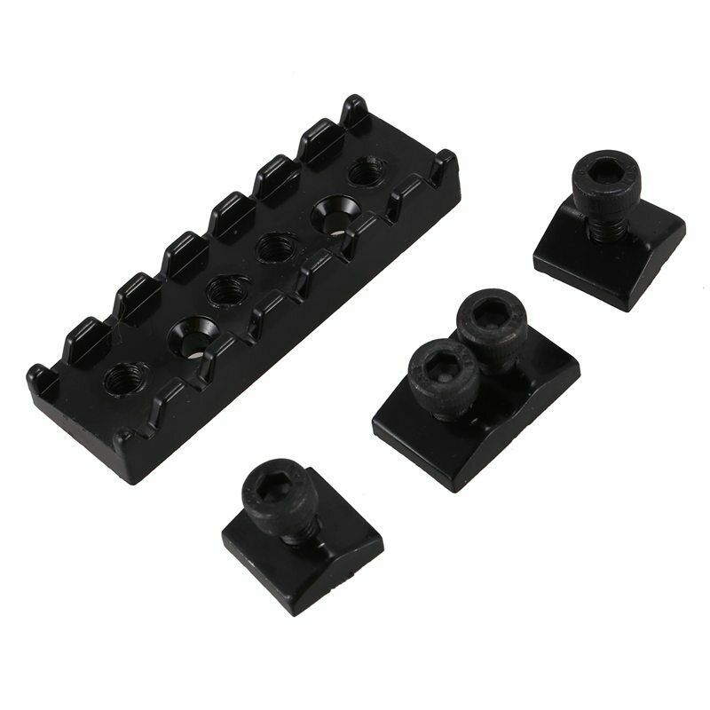 7 String Locking Nut Electric Guitar Nut Tremolo Bridge 48mm (Black)