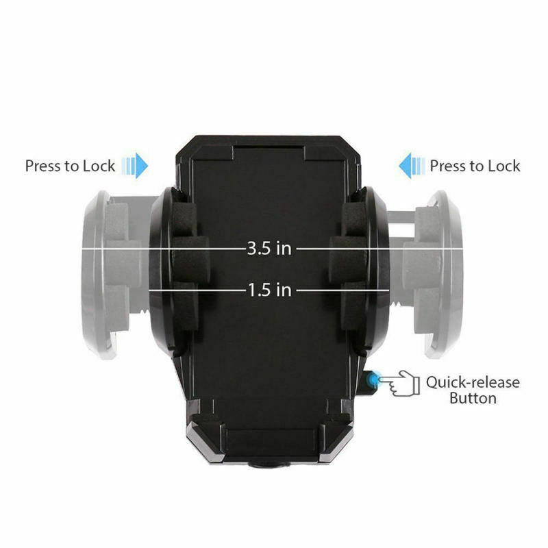 1* Mobile Phone Car Buckle Rack Stand Holder Bracket 360 Degree Rotating