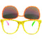 Flip up 80s Neon Sunglasses Halloween Funny Colorful Glasses Party Hip-Hop