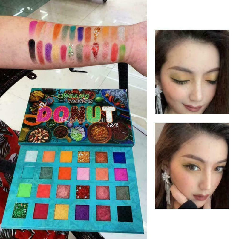 24 Colors Eye Shadow Palette Avocado Green Shimmer New Matte Eyeshadow C6A6 H9K4