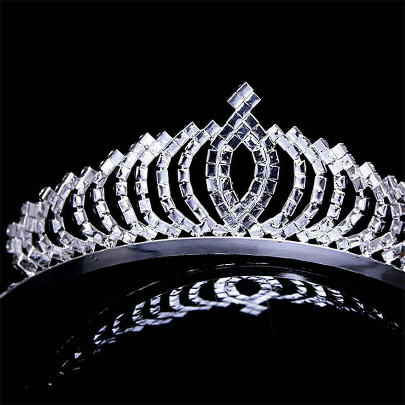 Wedding Bridal Princess Crystal Rhinestone Hair Accessory Tiara Crown Party-Gift