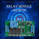 5V 12V 24V Relay Module Infinite Loop Timing Self-lock Relay Cycle Timer Module