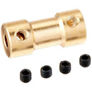 5X(RC Airplane 3mm to 5mm Brass Motor Coupling Shaft Coupler Connector V8S2)