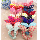 Fashion 10pcs Hair Tie Band Ponytail Holder Elastic Rubber Clear Women BD3C