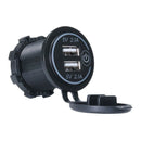 5V 2.1A 12-24V Dual Usb Car Charger Universal Power Adapter Socket With Led