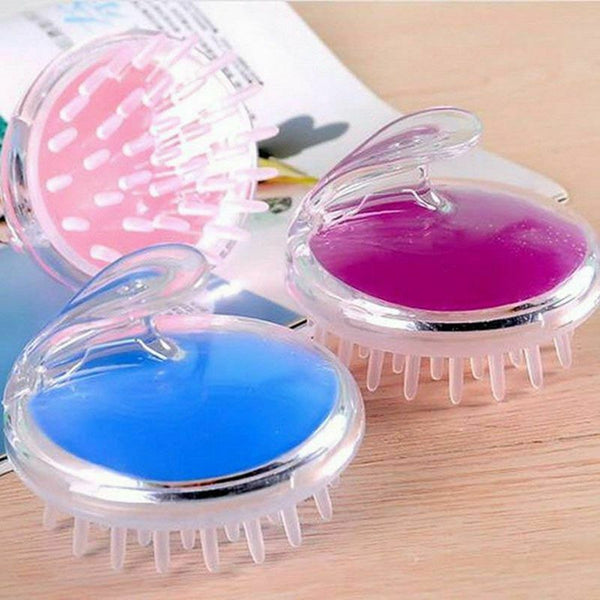 1pc Shampoo Scalp Head Shower Massage Massager Cleaning Clean Scrub Hair Br I2R5