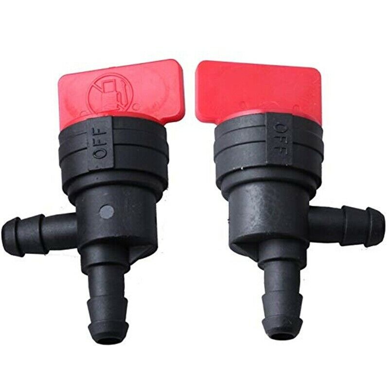 5 Packs 698183 Fuel Shutoff Valve 1/4 inch Inline Straight Fuel Shut Off Va