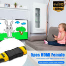 5pcs HDMI Female to Female Extender Coupler Adapter Connector for HDTV