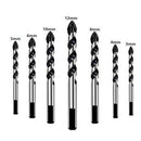 Multi Material Auger Drill Bits Set for Porcelain Ceramic Tile, Brick Wall, Q9Z2