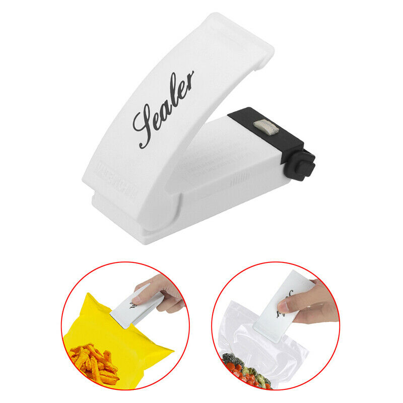 Mini Sealing Machine Portable Heat Sealer Hand Press Food Sealer Plasti Ew