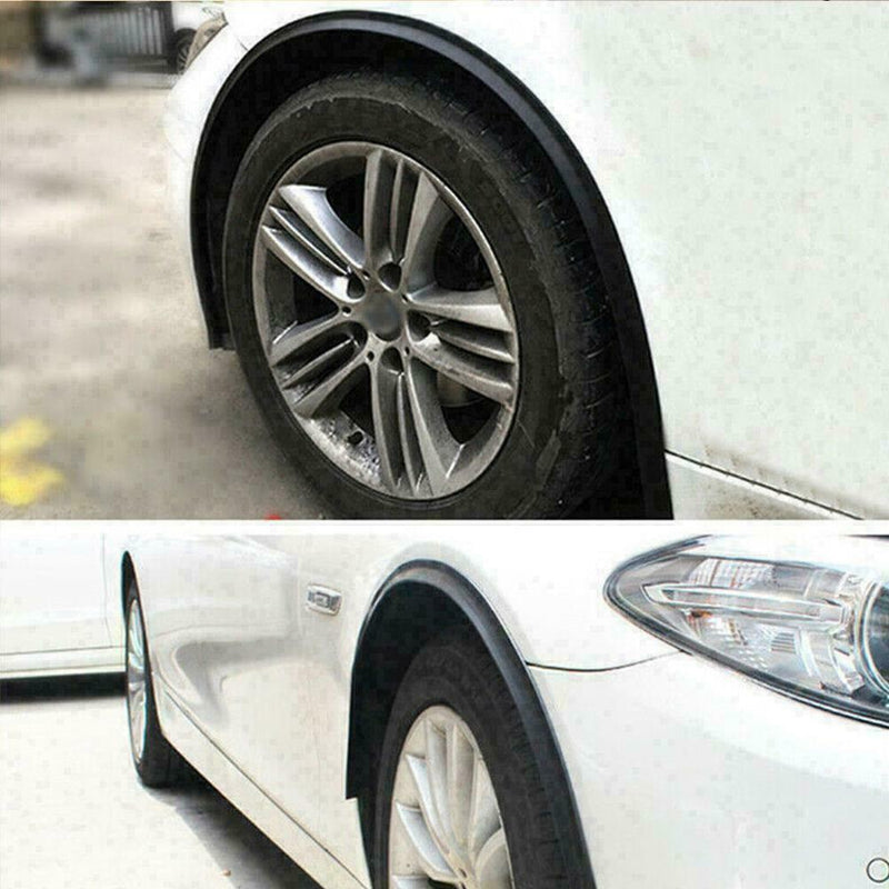Car Wheel Fender Extension Moulding Accessory Flares Stick Trim Strip H5L8 U1S2