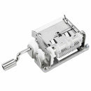 Diy Music Box Tune Hand Crank 15 Notes Music Instrument Set With 20 Pcs Bla J9M7