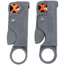 2x New Coaxial Cable Stripper Coax Stripping Tool RG59 RG58 RG6