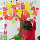 Maple Leaves Stickers DIY Bulletin Board Thanksgiving Craft Tree Kit Crafts Acti