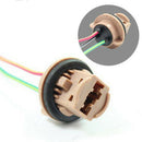 T20 7443 Bulbs Socket Brake Turn Signal Light Harness Wire LED Tail Plug Adapt3C