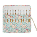 20 Pockets Art Paint Brushes Case Roll Up Pen Holder Canvas Pouch Bag O9R4