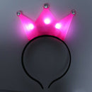 5pcs LED Flashing Diadem Crown hair band Christmas Birthday Party Prince Pr