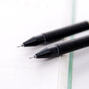 5PCS Creative text black pen 0.5mm neutral pen student research supplies pe O7P0