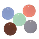 1PC Round Heat Resistant Silicone Coasters Non-slip Pot Holder Table Placemat BX