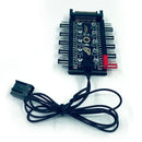 4Pin Cooling Fans Hub Splitter Cable 12V PWM LED Sata Power Suppply Adaptern Hn