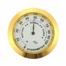 37MM Mini Portable For Humidor Home Round Glass Analog Hygrometer Humidity Gauge