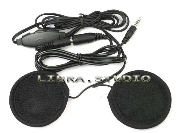 Motorbike Helmet Speakers Volume-Control for Motorcycle MP3 IPOD +Extended Line
