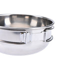 1pc stainless steel folding camping picnic mess tin bowl cookware 3c