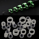 15pcs/pack Durable Silicone Fishing Rod Guides DIY Rod Building Replacement