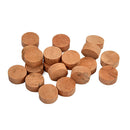 Finest 20x Trumpet Water Key Spit Value Cork Round Brass Instrument Accessory