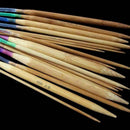 1X(Multicolor Tube 18 Size/Set Bamboo Circular Crochet Knitting Needles Set