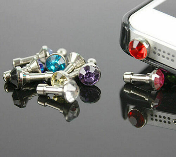 10pcs Dust Plug 3.5mm Universal Phone Earphone Jack Plug Dust-proof Stopper Cap