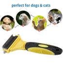 Dog Pet Hair Fur Grooming Rake Dematting Comb Brush Mat Remover Combing Kno C9L1