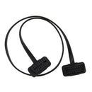 16pin Male to Female    OBD2 Adapter Diagnostic Connector Cable Flat