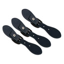 3 Pieces Sew On Leather Snap Buckle Sewing Fastener Repair Replacement Black 4.0