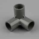 16pcs Plastic PVC 20mm Hose Tee Connector 3 Way Joint For Garden Irrigation H5J9
