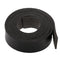 1.5cm In Width Pu Leather Trimming Strap Roll For Garment Black 2 Pieces