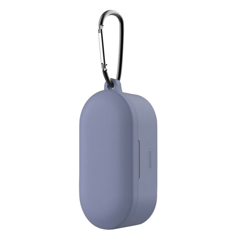 For QCY T1S/T2C/T1X/QS2/T2S Earbuds Portable Protective Silicone Case w/Buckle