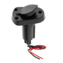 Marine Boat Nylon Cap 2 Pin Stern Light Plug-in Pole Base Round Waterproof